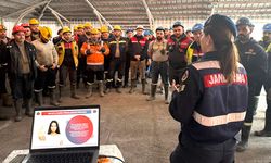 Jandarma, madenciyi bilgilendirdi