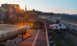 Kontrolden çıkan otomobil takla attı: 2 yaralı!