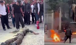 Devrek'te, bir kişi kendini yaktı!