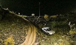 Otomobil, viyadükten uçtu: 1 yaralı!