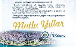Başkan Posbıyık'tan yeni yıl kutlaması