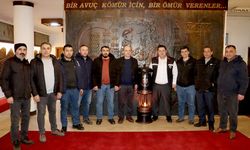 Emekliye ayrılan madencilerden GMİS'e ziyaret