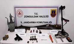 Kozlu ve Kilimli'de tarihi eser operasyonu!