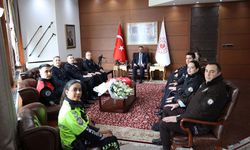 Vali Hacıbektaşoğlu, emniyet mensuplarını kabul etti