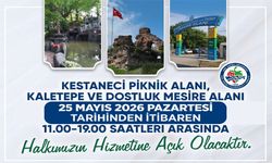 Kaletepe ve piknik alanları açılıyor