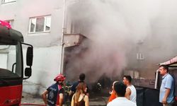 Ereğli'de, boş binada yangın paniği!