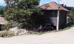 Kepçeye çarpmamak için manevra yaptı, kulübeye çarptı!