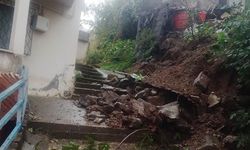 Ereğli’de, aşırı yağış perde duvarı çökertti!