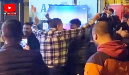 Galibiyeti göbek atarak kutladılar