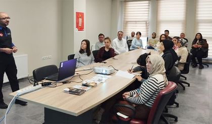 Sağlık çalışanlarına KBRN eğitimi verildi