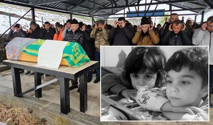 Yangında vefat eden kardeşler toprağa verildi