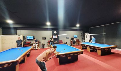 Ereğli'de, Bilardo Turnuvası başladı