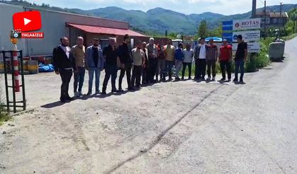 Mağdur işçiler, Ormanlı'da eylem yaptı!
