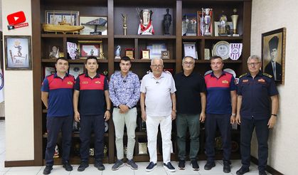 Depremzededen Posbıyık'a teşekkür ziyareti