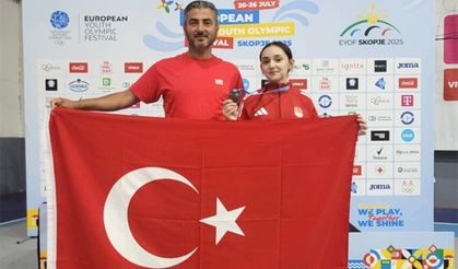 Üsküp'ten madalya ile döndü