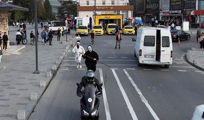 Hızlı giden motosikleti kovaladılar!