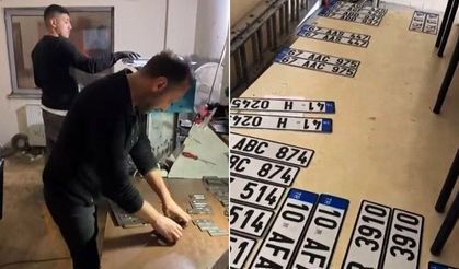 Şoförler Odası'nda yoğun plaka mesaisi