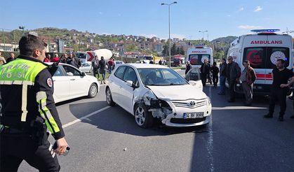 Ereğli'de korkutan kaza!