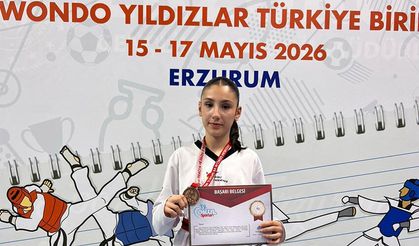 Ereğlili Buğlem, Türkiye 3.sü oldu