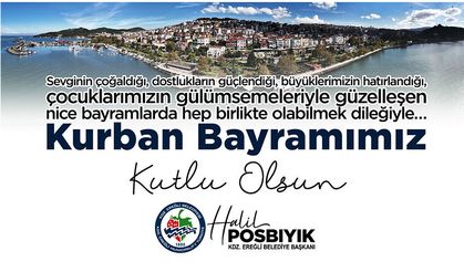 Başkan Posbıyık, halkın bayramını kutladı