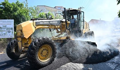 Asfalt çalışmaları Bağlık'tan başladı