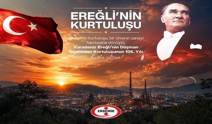 Erdemir, Ereğli'nin kurtuluş yıl dönümünü kutadı