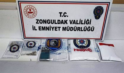 Zonguldak'ta 462 gram kokain ele geçirildi!