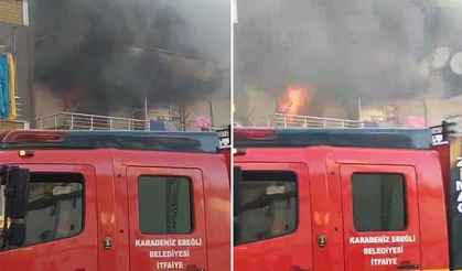 Elektrikli fırından çıkan yangın, evi küle çevirdi!