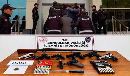 Zonguldak'ta eş zamanlı operasyon!