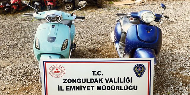 Kdz. Ereğli'de, motosiklet hırsızı tutuklandı!
