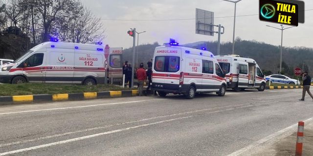 Kazaya karışan tır sürücüsü, olay yerinden kaçtı: 7 yaralı!