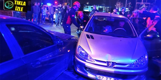 Kdz. Ereğli'de trafik kazası: 4 yaralı!