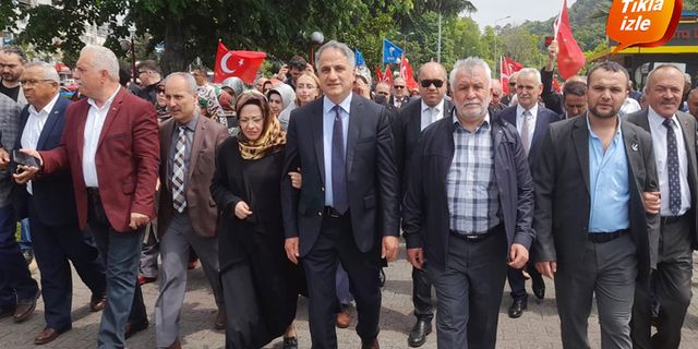 Cumhur İttifakı, Kdz. Ereğli'de yürüyüş düzenledi