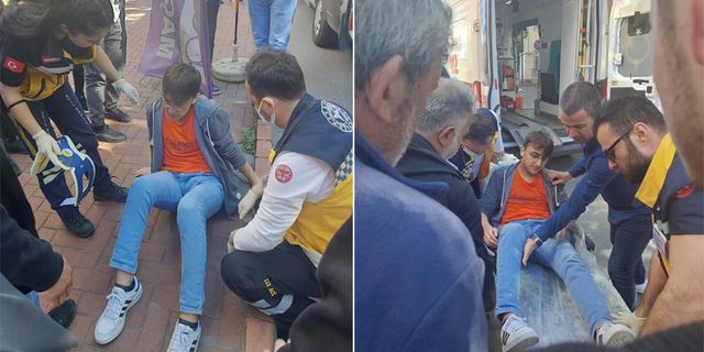 Yolun karşısına geçerken otomobil çarptı