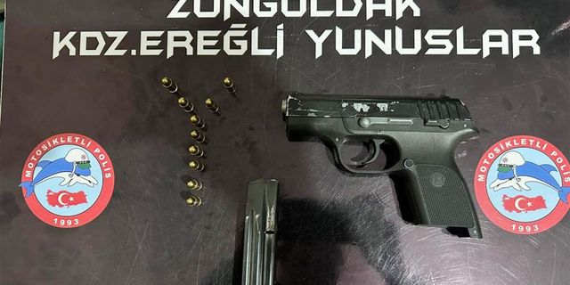 Ereğli'de, uyuşturucu ve silah ele geçirildi!