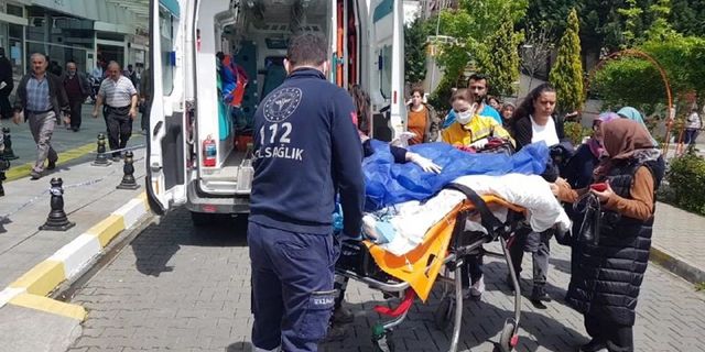 Yangında ağır yaralanan kadın, İstanbul’a sevk edildi