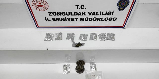 Zonguldak'ta uyuşturucu operasyonu: 1 kişi tutuklandı!