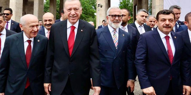 Erdoğan'ı karşılayanlar arasında Avcı da yer aldı