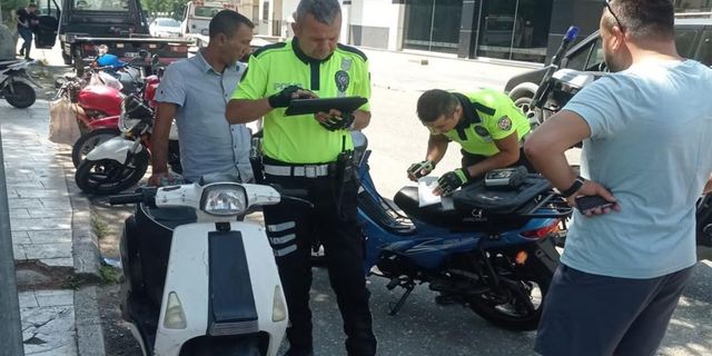 Kural tanımayan motosiklet sürücülerine ceza yağdı!