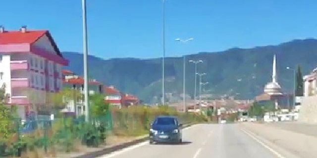 Ters yönde gitti, cezayı yedi!