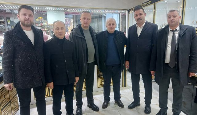 Alan ve Çağlayan'dan 'geçmiş olsun' ziyaretleri