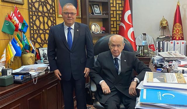 Kotra, Bahçeli'yi Genel Merkezde ziyaret etti