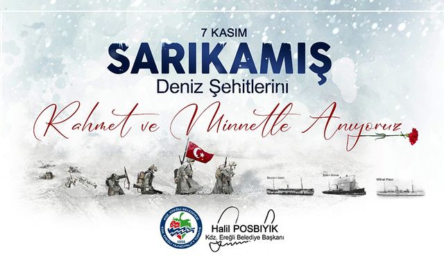 Başkan Posbıyık, Sarıkamış Şehitlerini andı