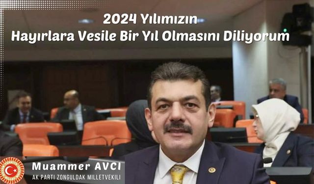 Milletvekili Avcı'nın yeni yıl mesajı