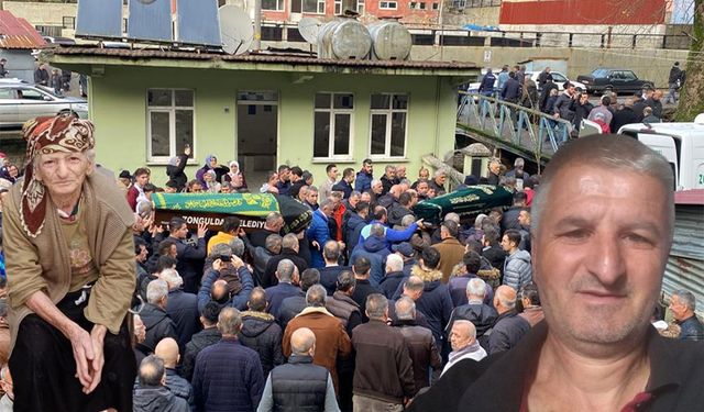 Heyelanda vefat eden anne ve oğlu toprağa verildi