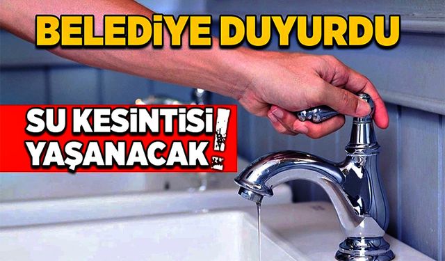 5 mahallede planlı kesinti yapılacak