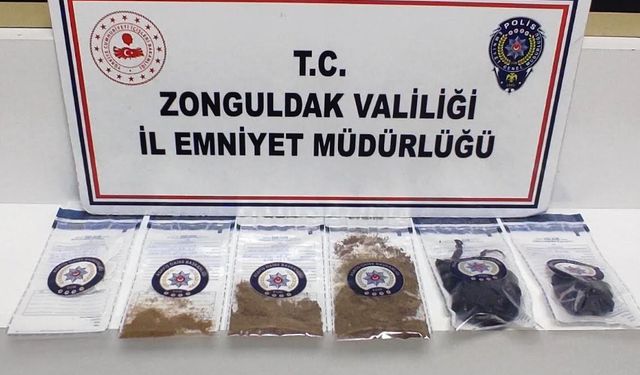 Zonguldak'ta uyuşturucu operasyonu: 1 şüpheli tutuklandı!