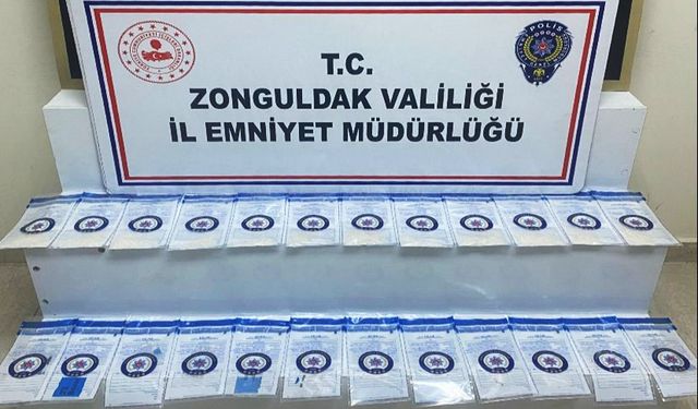 Zonguldak'ta, uyuşturucu taciri tutuklandı!