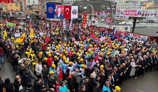 Zonguldak’ta '1 Mayıs' coşkuyla kutlandı