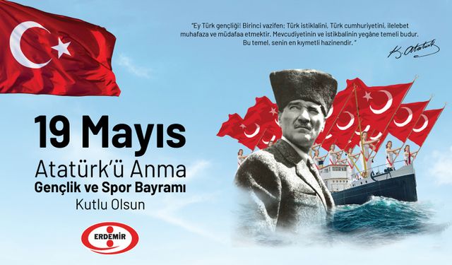 Erdemir'den "19 Mayıs" kutlaması